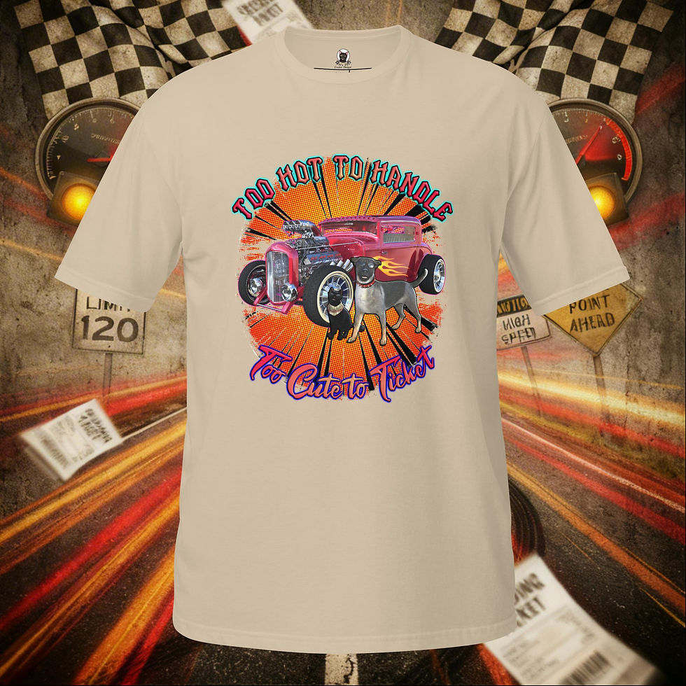 Thumbnail: Too Hot to Handle, Too Cute to Ticket Unisex T-Shirt