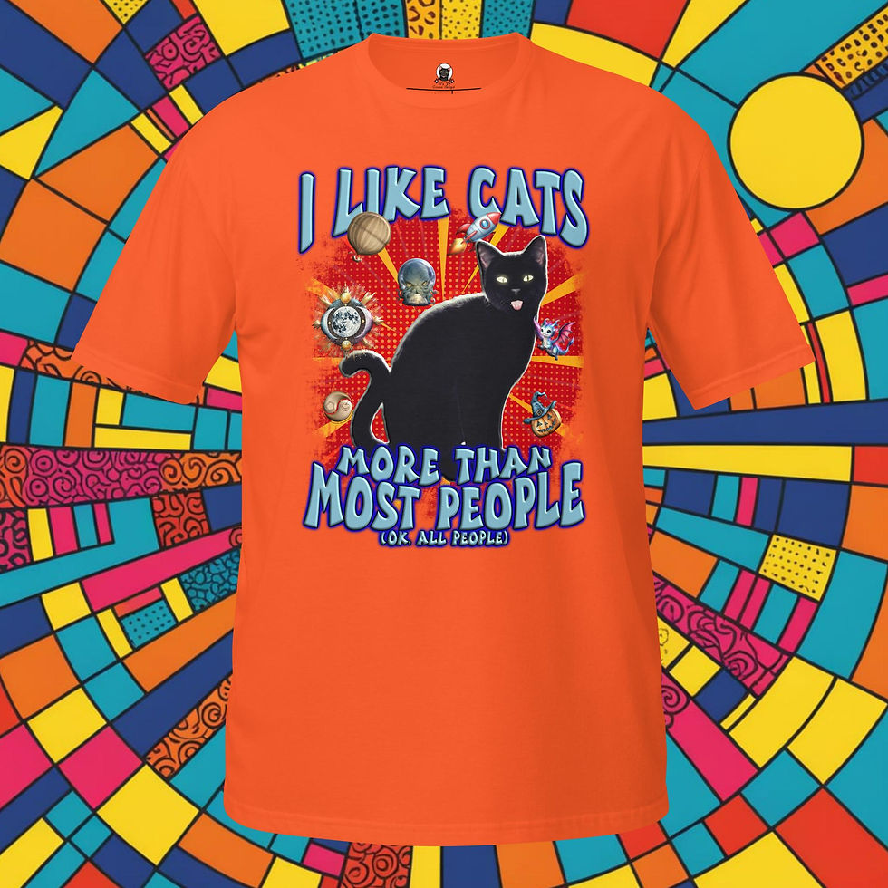 Thumbnail: I Like Cats More Than Most People Unisex T-Shirt
