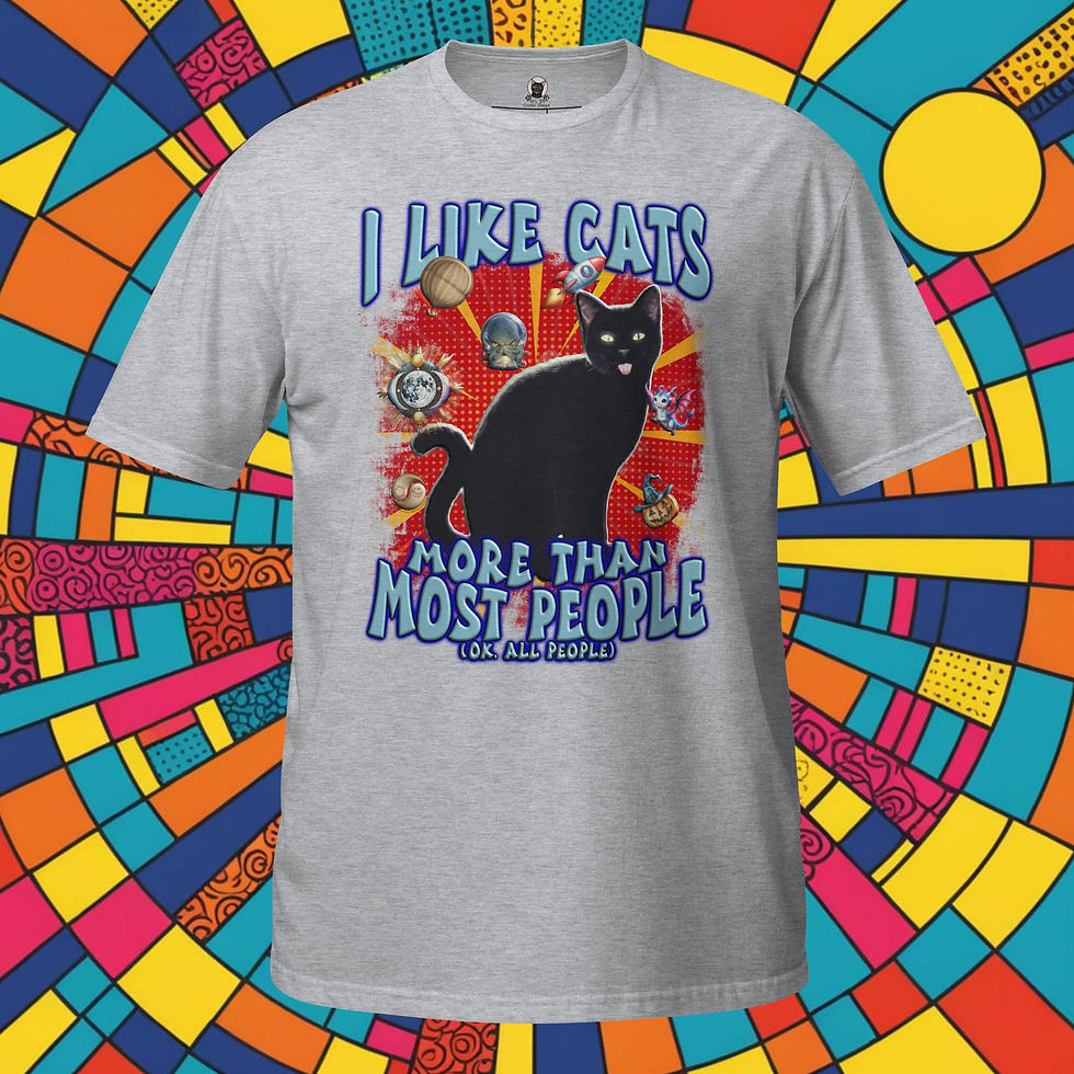 Thumbnail: I Like Cats More Than Most People Unisex T-Shirt