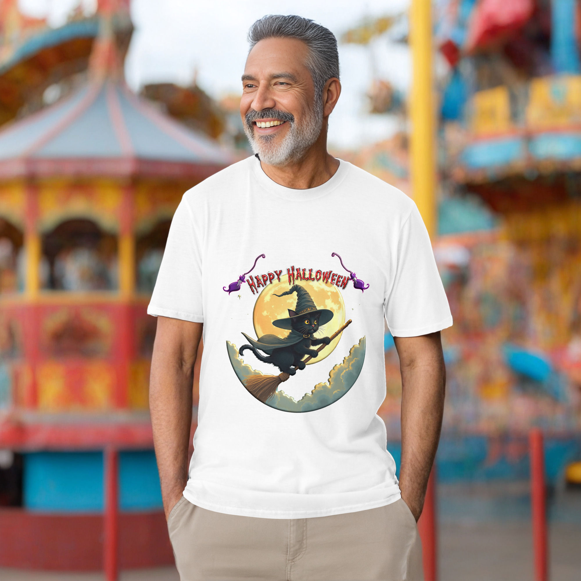 Diablo on Broom T-Shirt