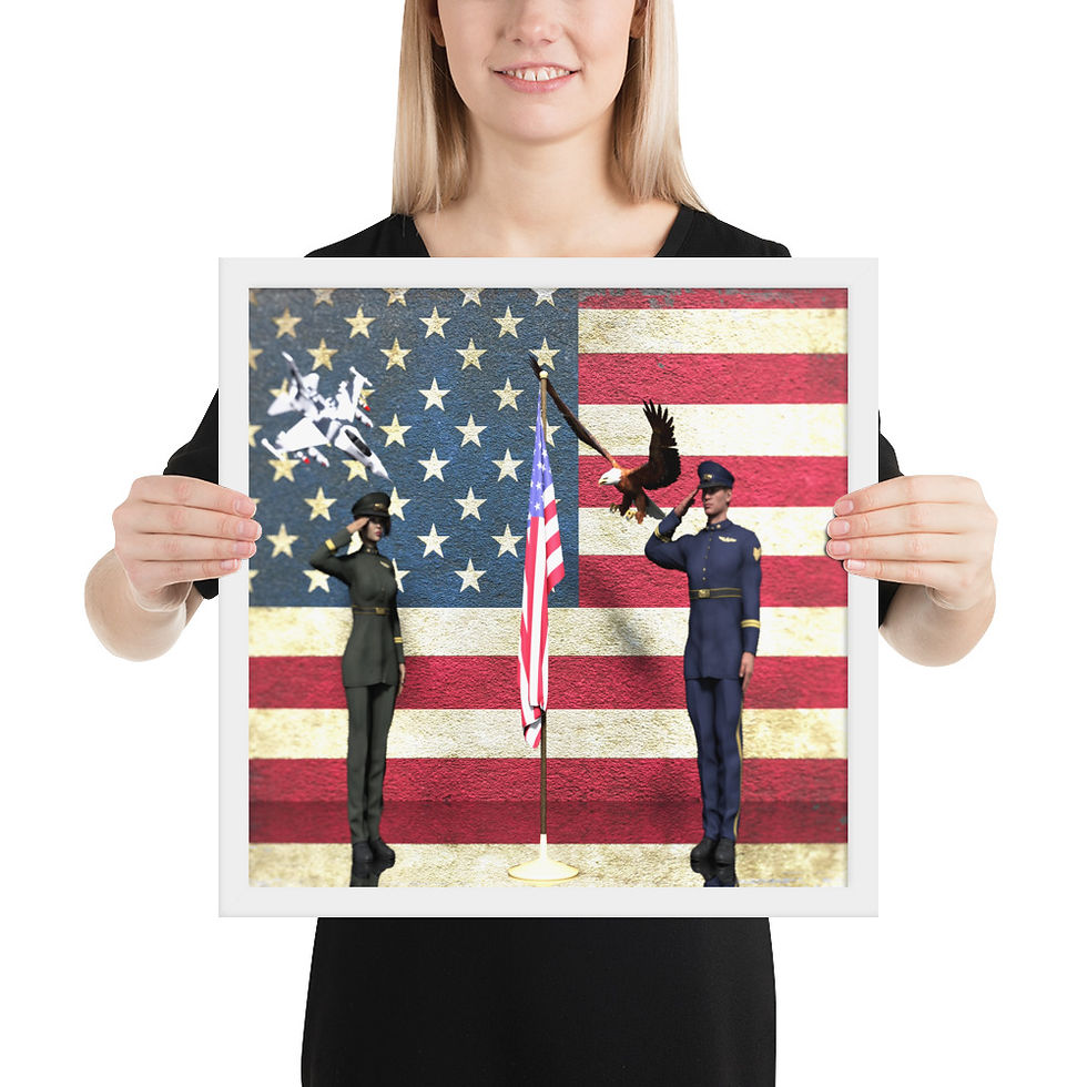 Thumbnail: "Memorial Day" Framed photo paper poster