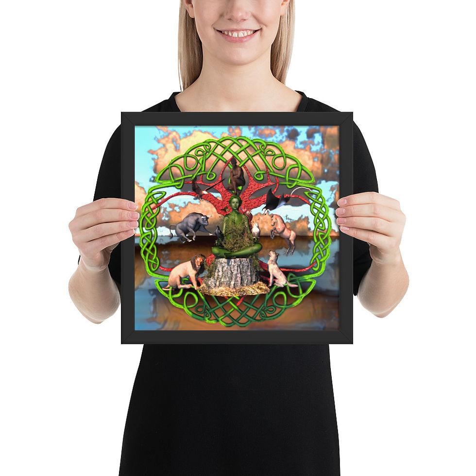 Thumbnail: "Earth Mother" Framed photo paper poster