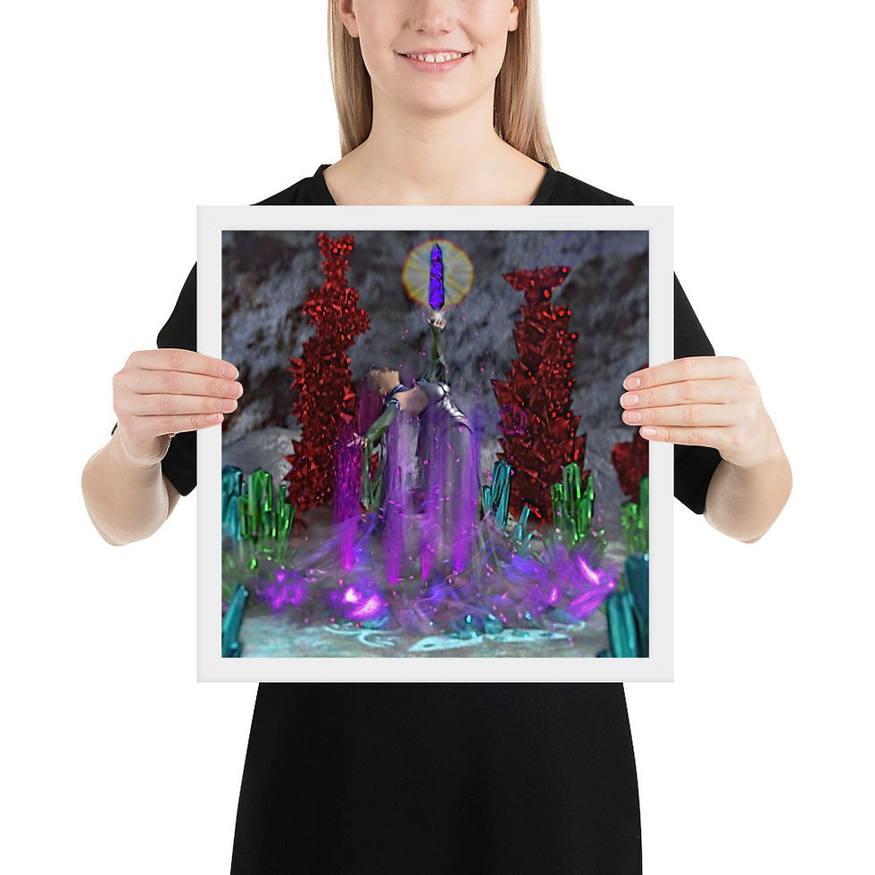 Thumbnail: "Communion" Framed photo paper poster