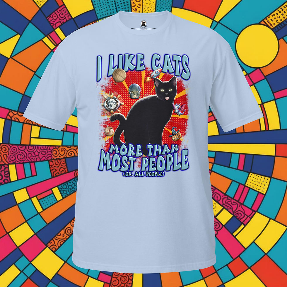 Thumbnail: I Like Cats More Than Most People Unisex T-Shirt