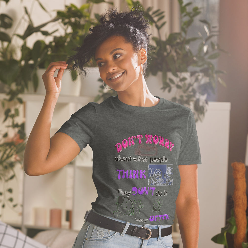 Thumbnail: "Don't Worry" Short-Sleeve Unisex T-Shirt