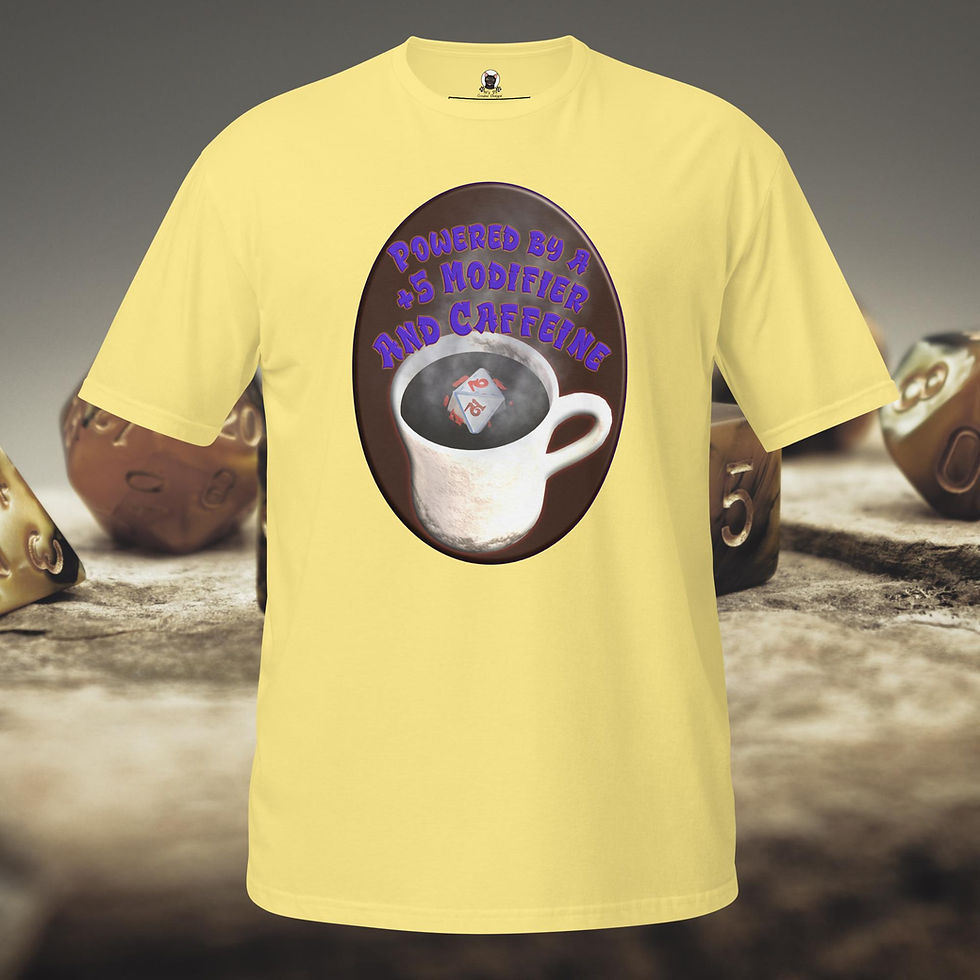 Thumbnail: Plus 5 Modifier and Caffeine Unisex T-Shirt