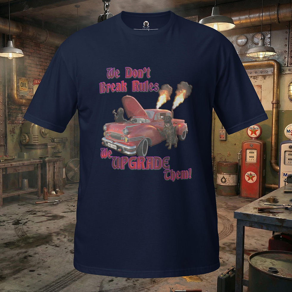 Thumbnail: We Don't Break Rules, We Upgrade Them! T-Shirt