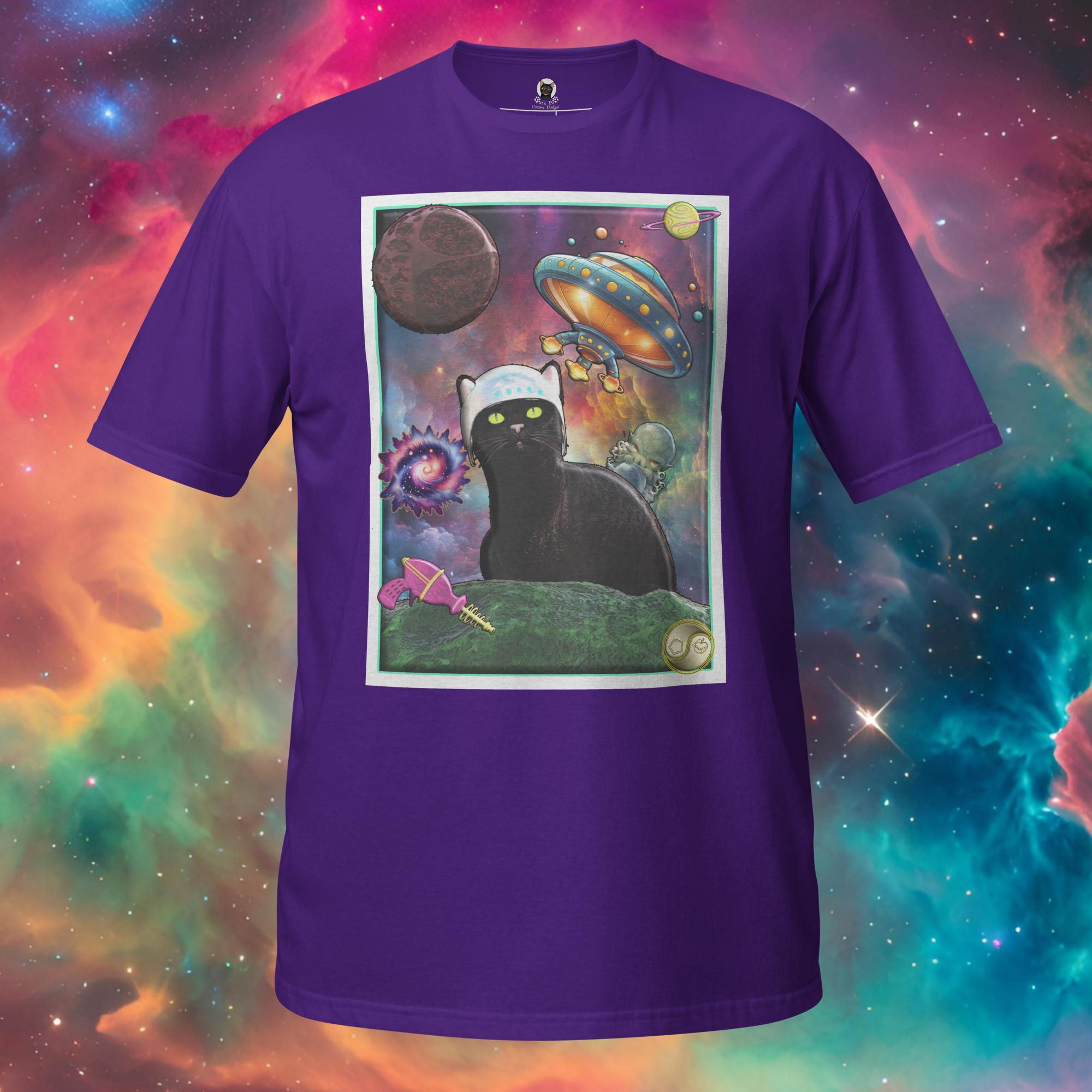 Cat of Cosmic Chaos Unisex T-Shirt