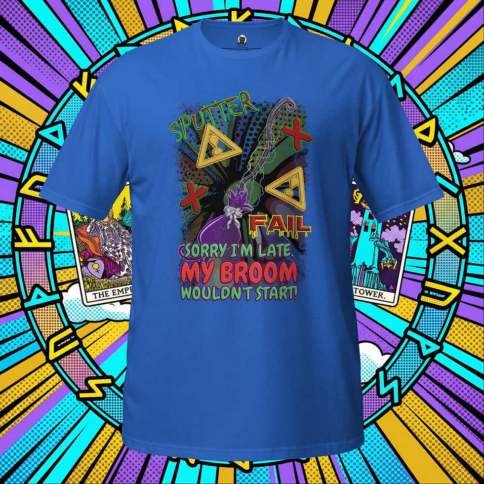 Thumbnail: Sorry I'm Late, My Broom Wouldn't Start Unisex T-Shirt