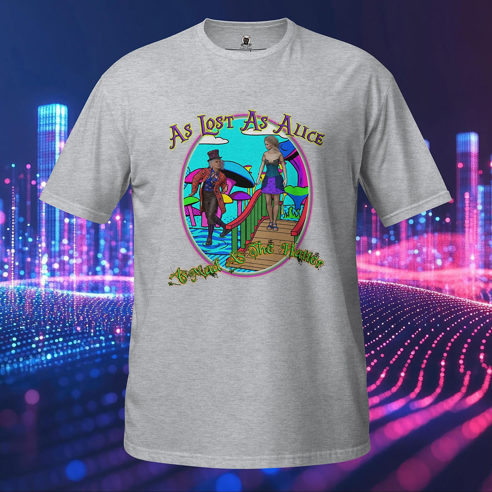 Thumbnail: As Lost as Alice, As Mad as the Hatter T-Shirt