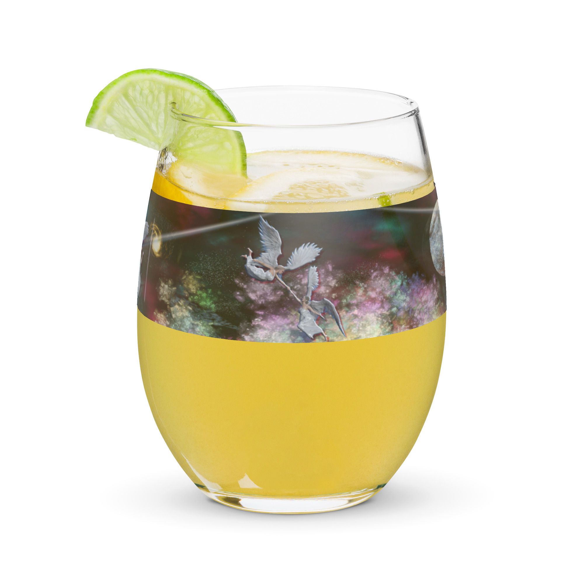 Heavenly Bodies Stemless wine glass