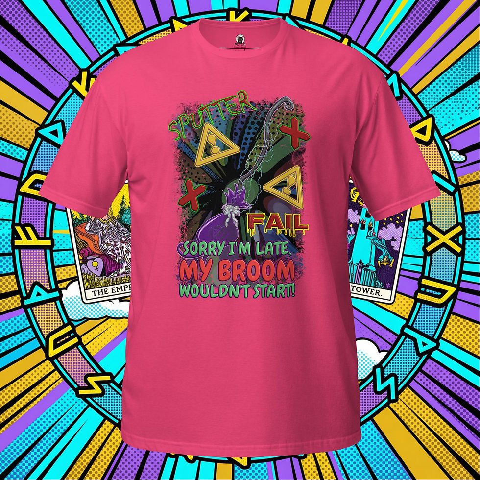 Thumbnail: Sorry I'm Late, My Broom Wouldn't Start Unisex T-Shirt