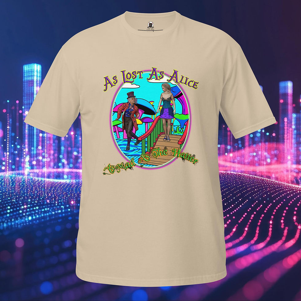 Thumbnail: As Lost as Alice, As Mad as the Hatter T-Shirt