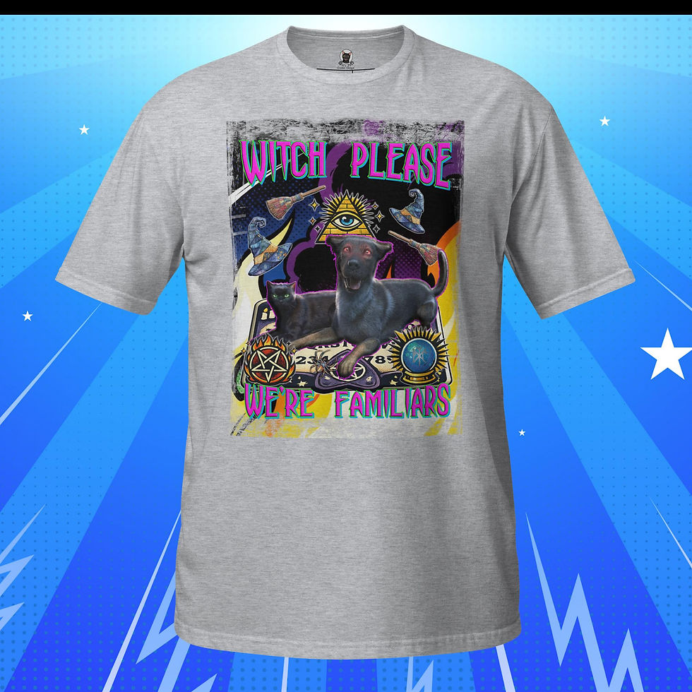 Thumbnail: Witch Please We’re Familiars Unisex T-Shirt