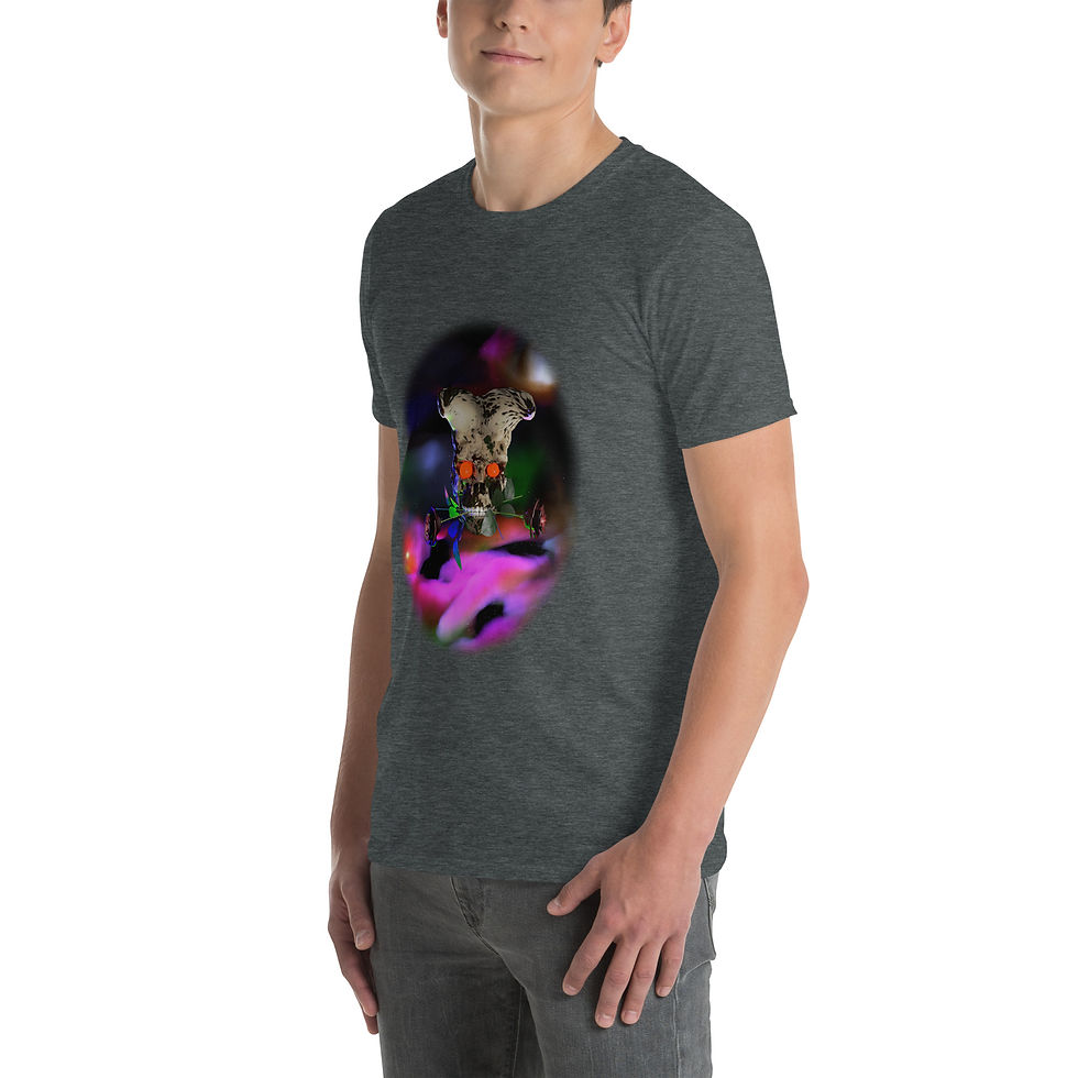 Thumbnail: "Skull Rose Nebula" Short-Sleeve Unisex T-Shirt