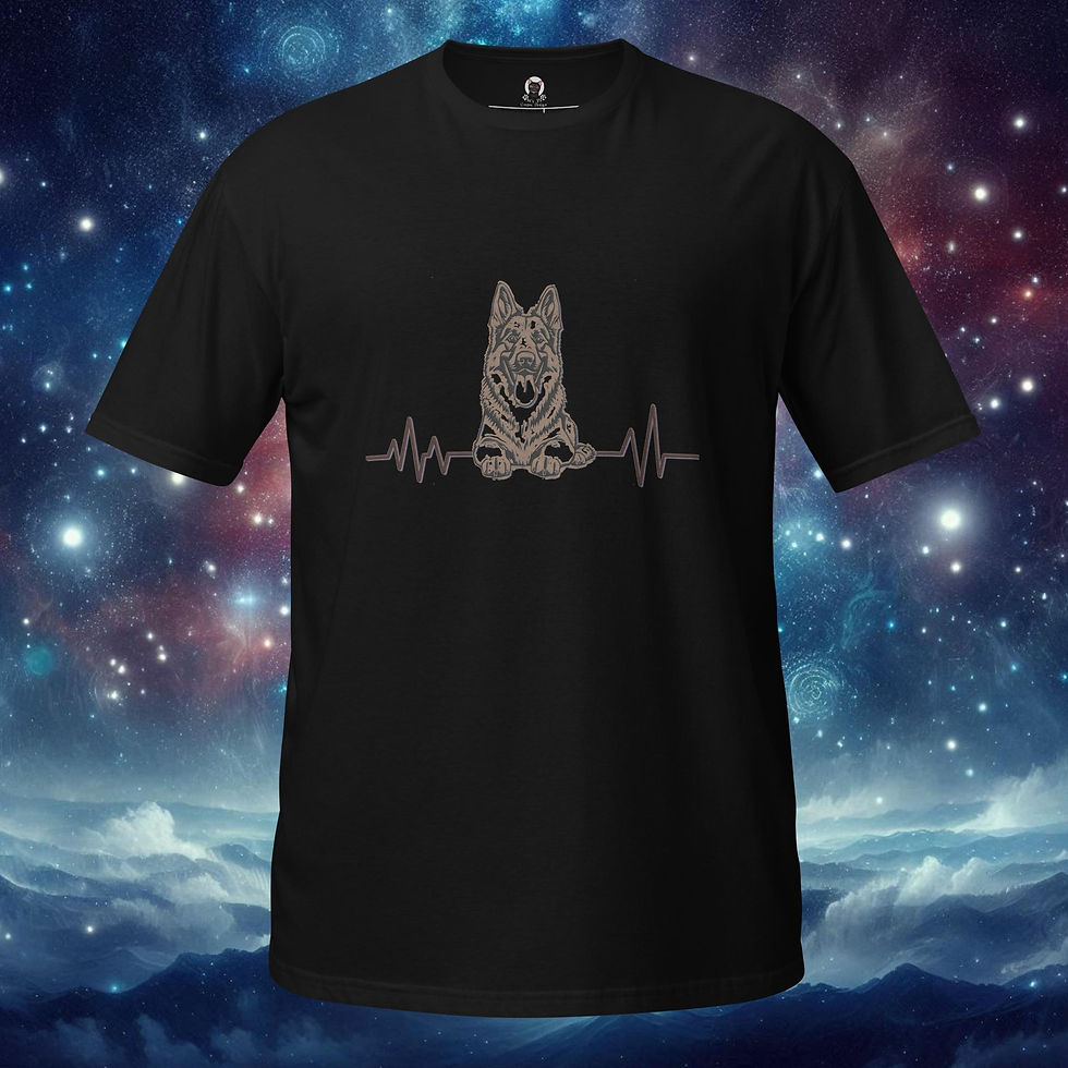 Dog Heartbeat Unisex T-Shirt