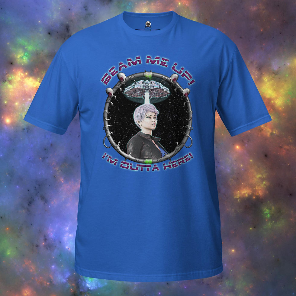 Thumbnail: "Beam Me Up – I'm Outta Here!"  Unisex T-Shirt