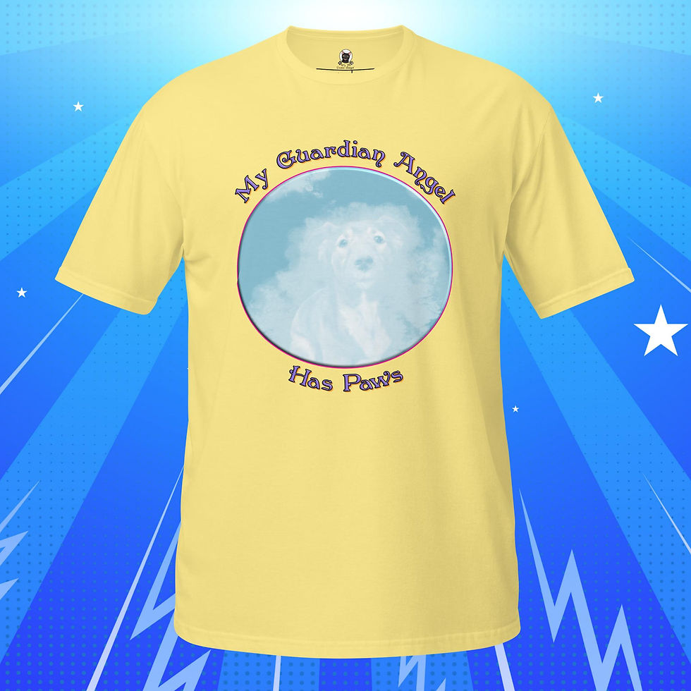 Thumbnail: My Guardian Angel Has Paws Unisex T-Shirt
