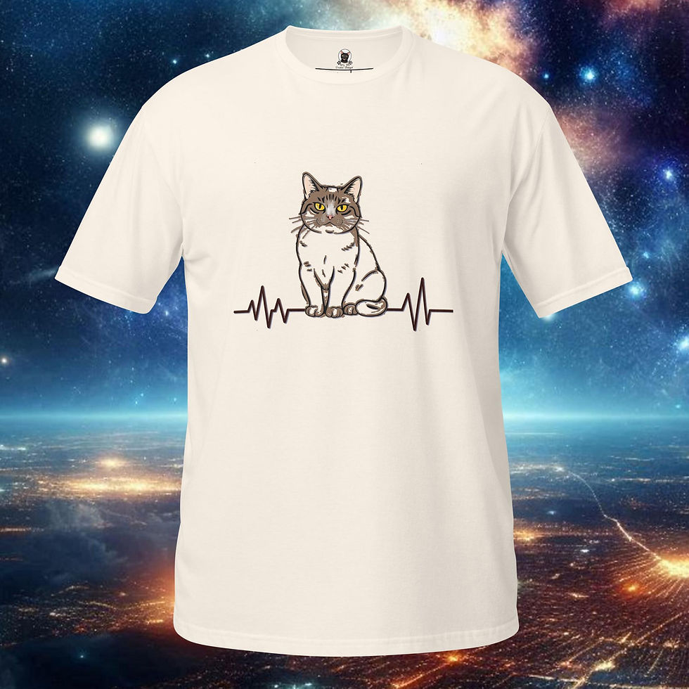 Thumbnail: Cat Heartbeat Unisex T-Shirt
