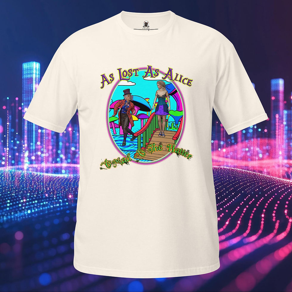 Thumbnail: As Lost as Alice, As Mad as the Hatter T-Shirt