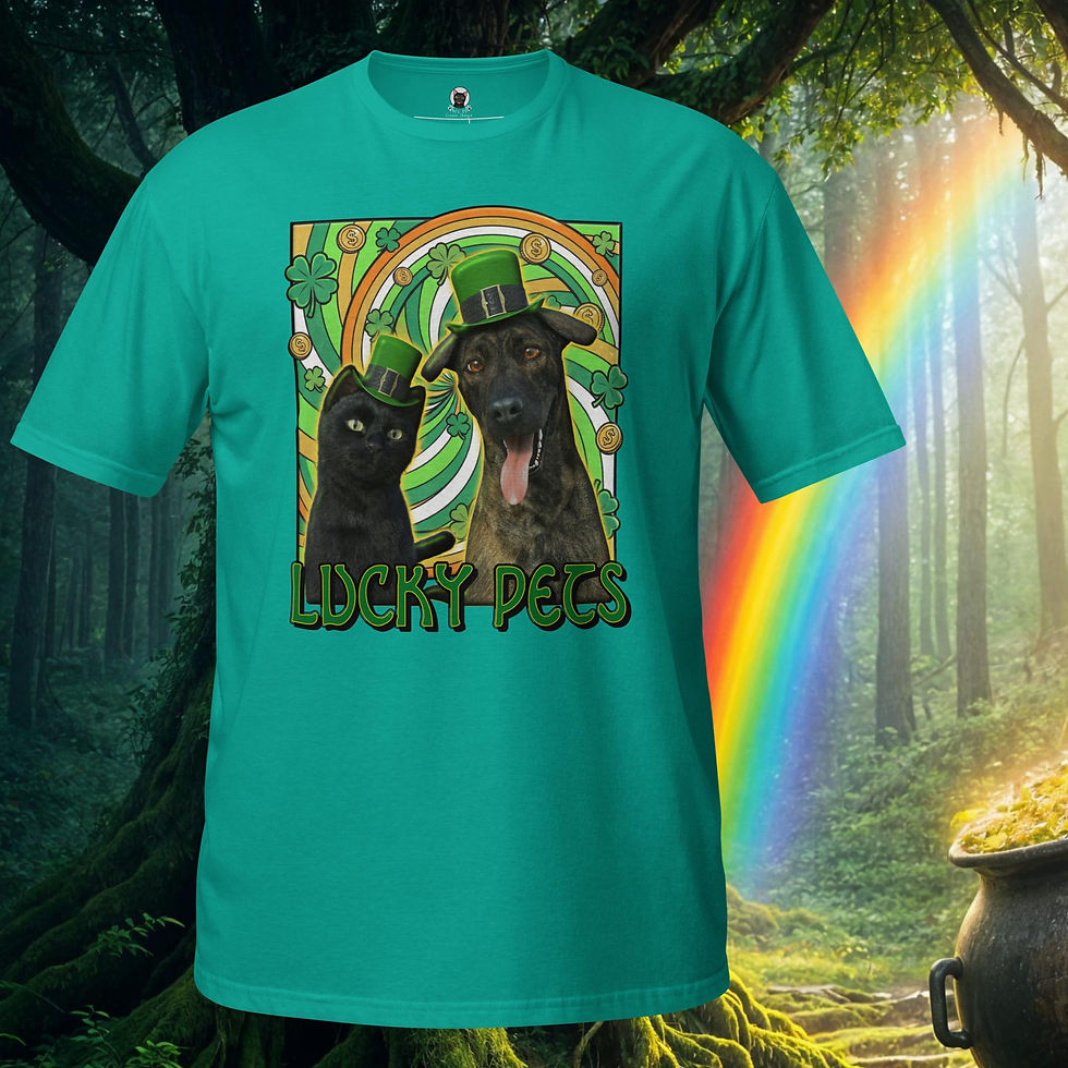 Thumbnail: Lucky Pets St. Patrick’s Day Unisex T-Shirt