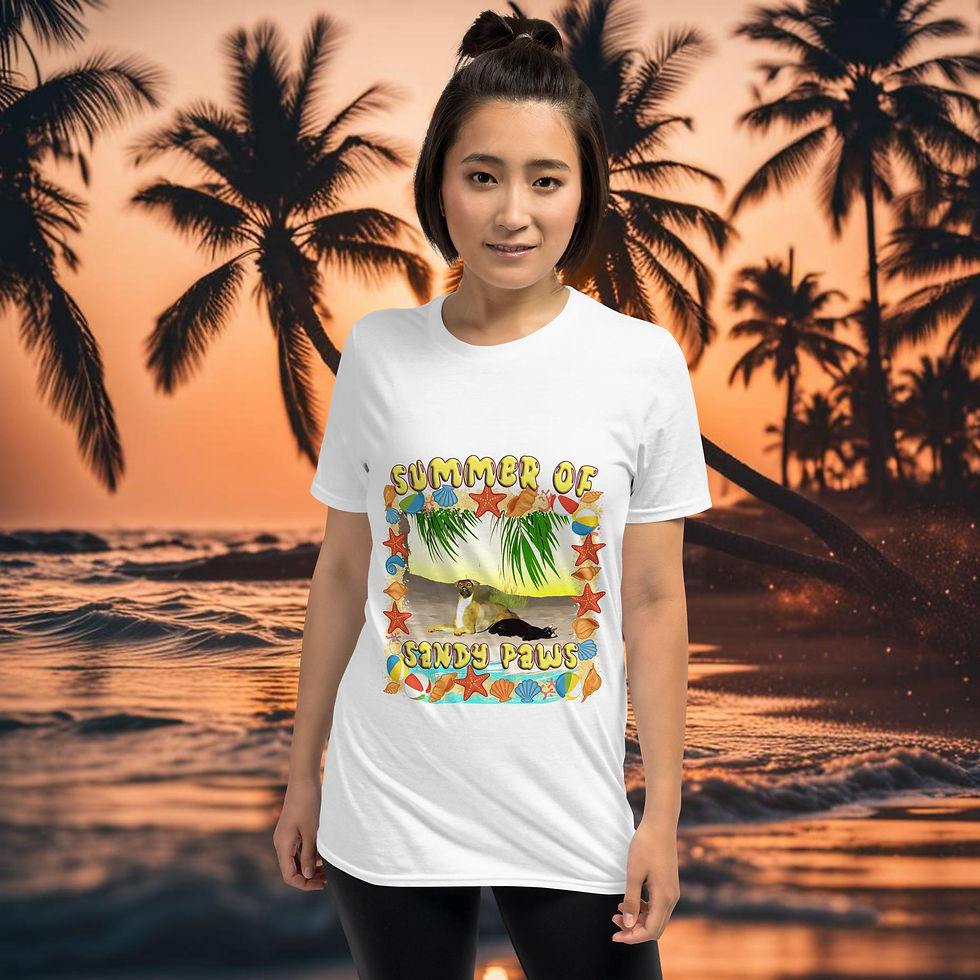 Thumbnail: Sandy Paws Unisex T-Shirt