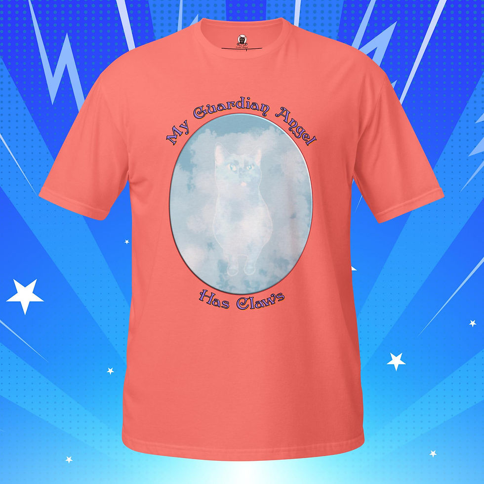Thumbnail: My Guardian Angel Has Claws Unisex T-Shirt