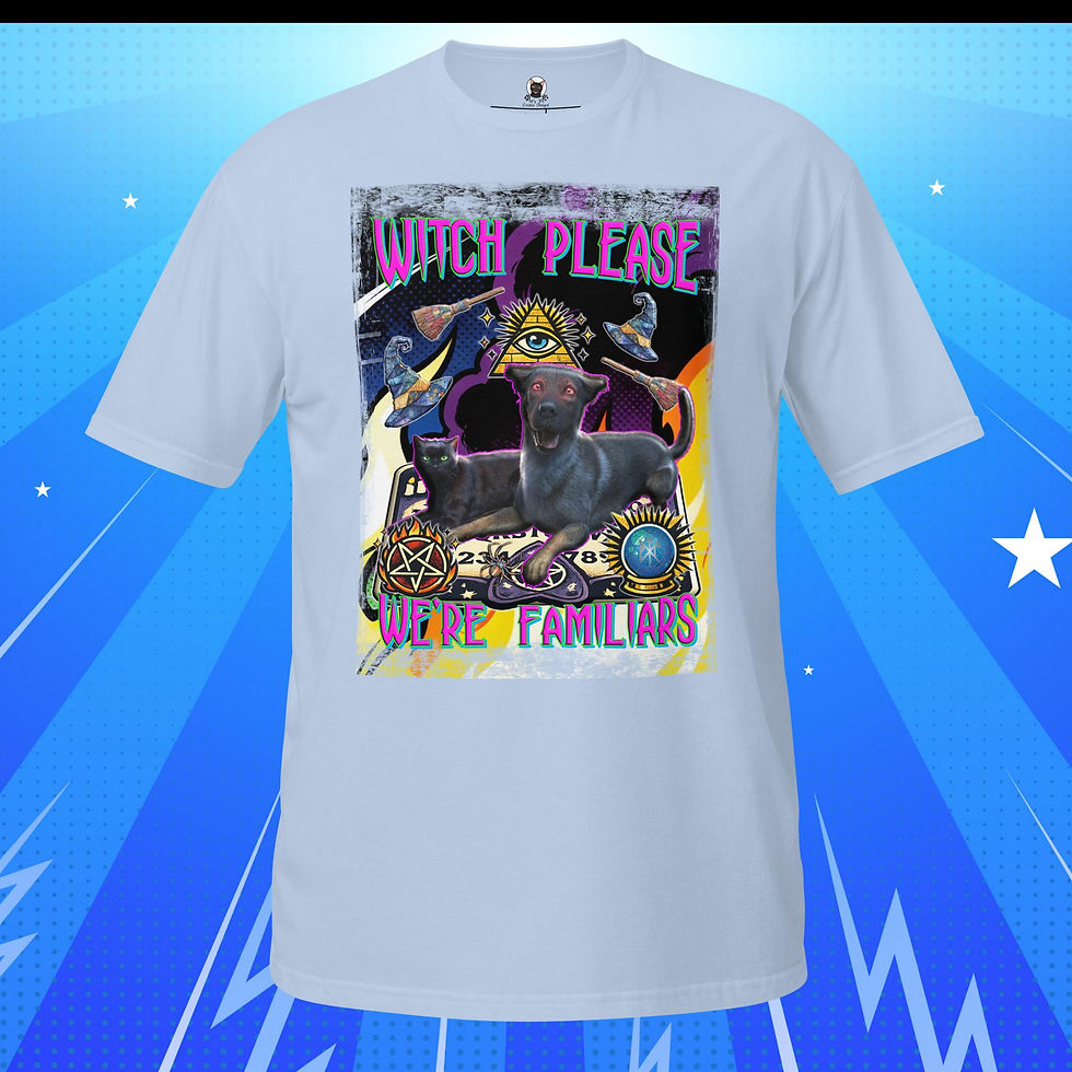 Thumbnail: Witch Please We’re Familiars Unisex T-Shirt