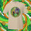 Thumbnail: Celtic Guardians tee with Viking cat, armored dog, green shamrock, Irish harp and glowing knotwork circle.