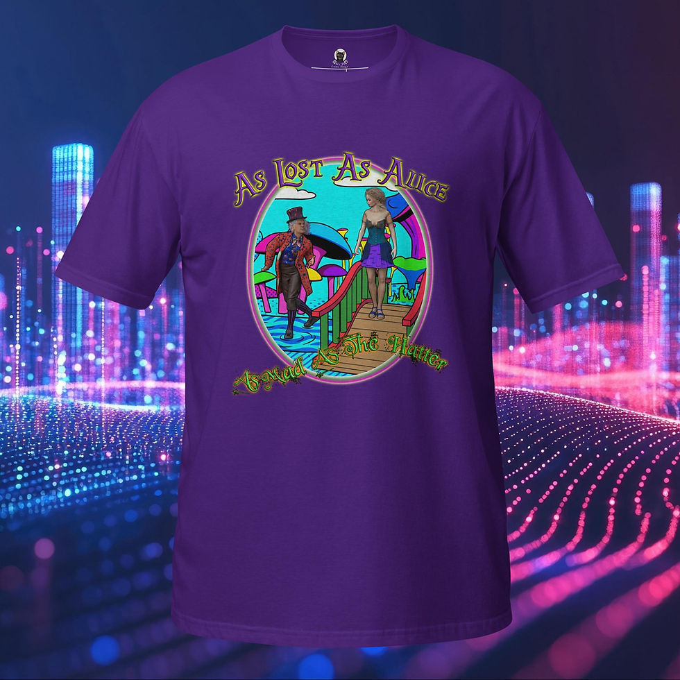 Thumbnail: As Lost as Alice, As Mad as the Hatter T-Shirt