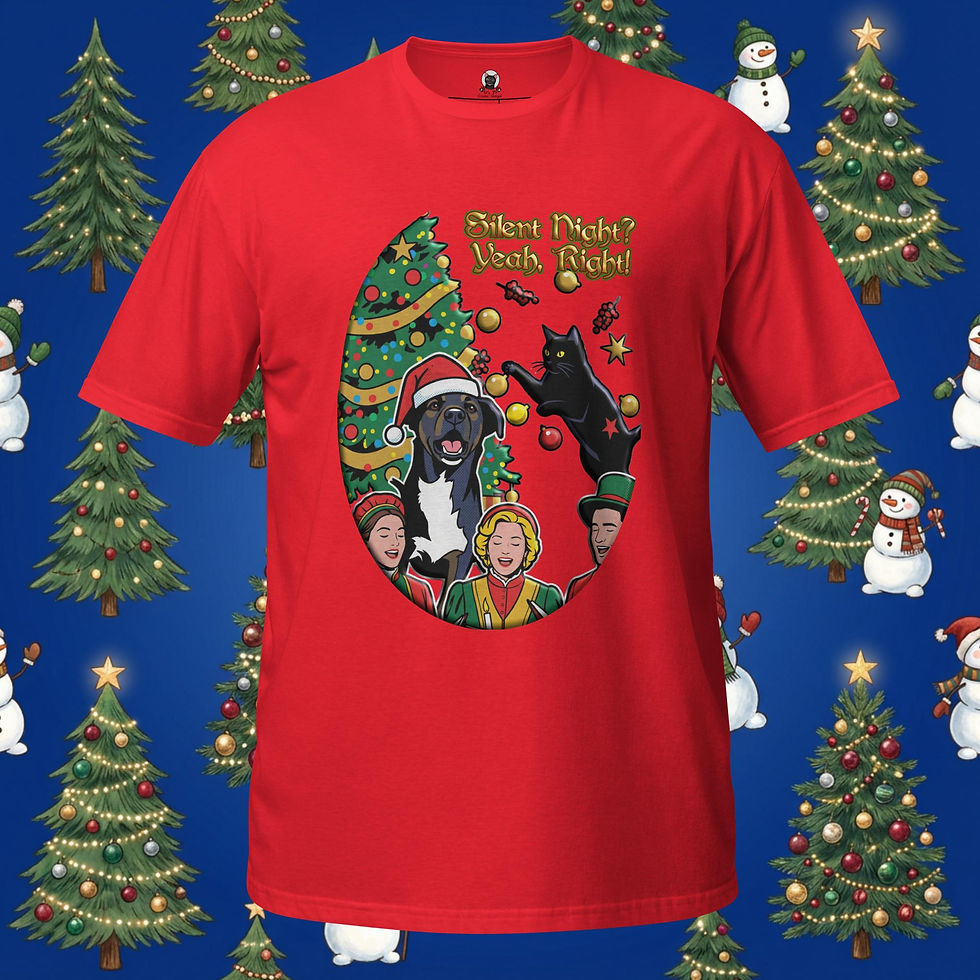 Thumbnail: Silent Night, Yeah Right! T-Shirt