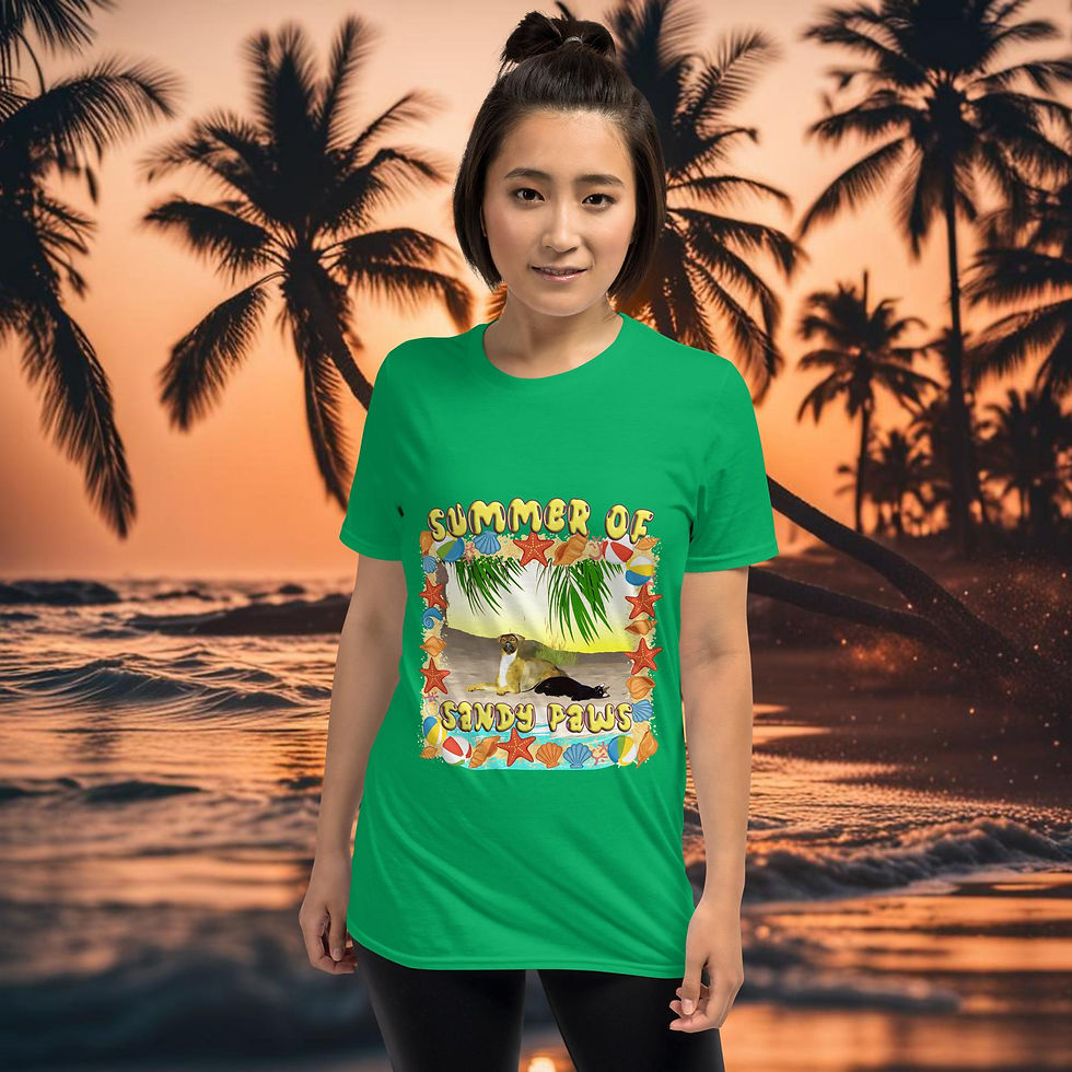 Thumbnail: Sandy Paws Unisex T-Shirt