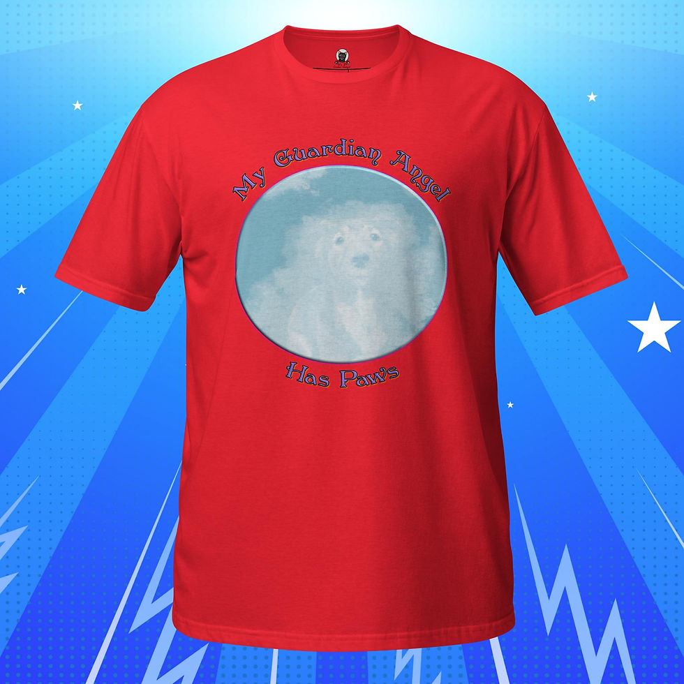 Thumbnail: My Guardian Angel Has Paws Unisex T-Shirt