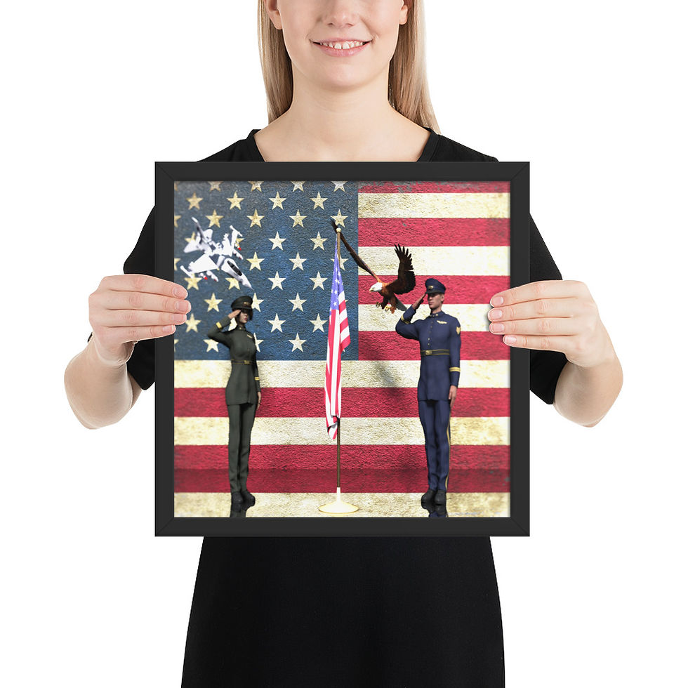 Thumbnail: "Memorial Day" Framed photo paper poster