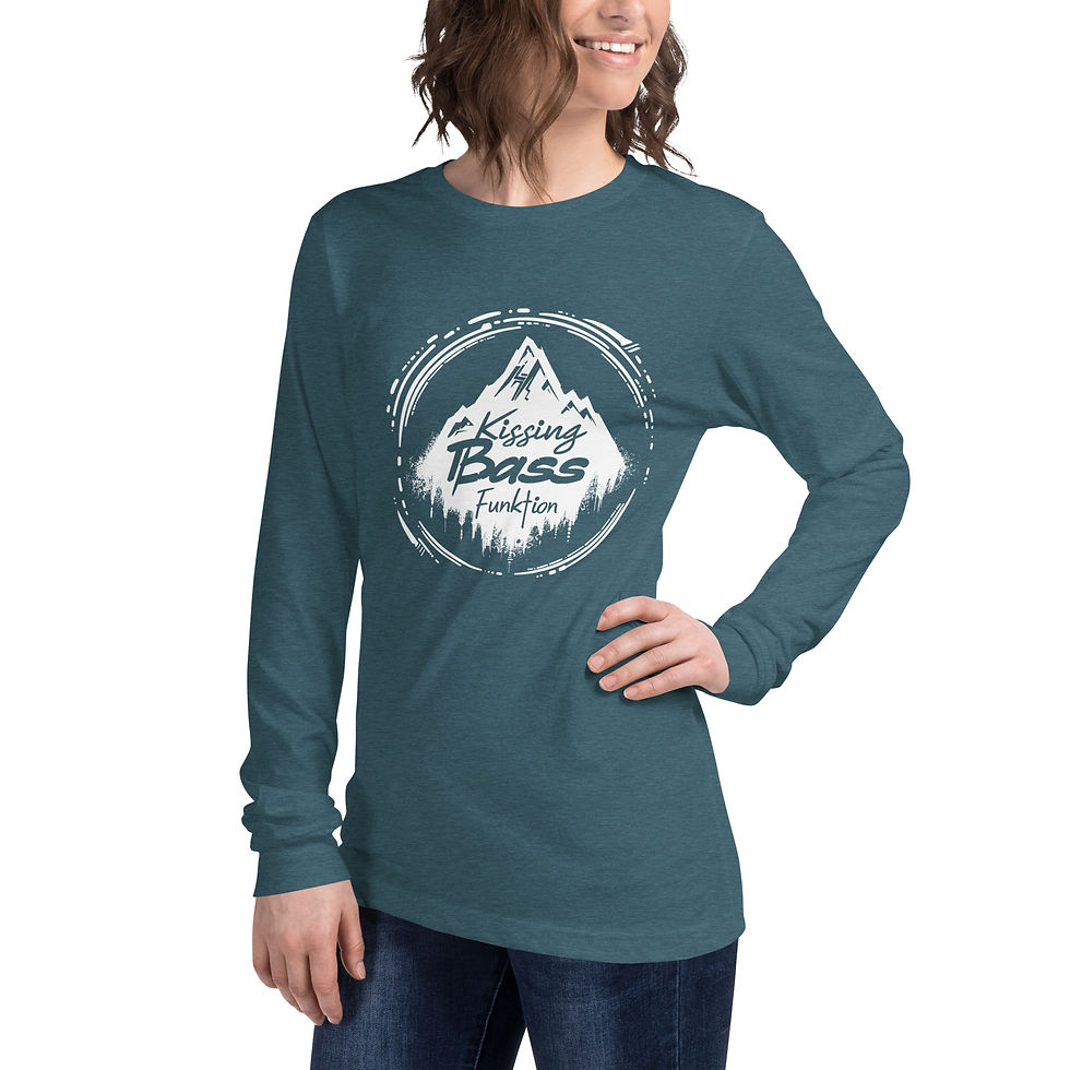 Thumbnail: Kissing Bass Funktion Unisex Long Sleeve Tee