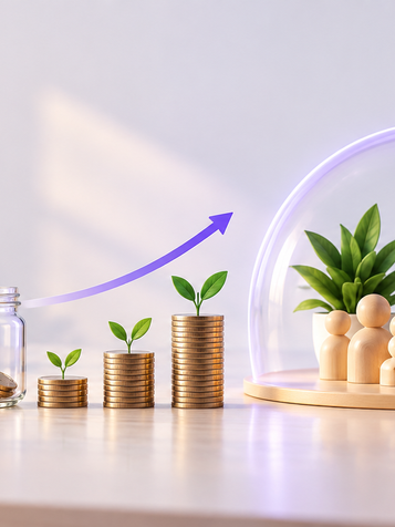 Three-step emergency fund roadmap with a protective savings shield
