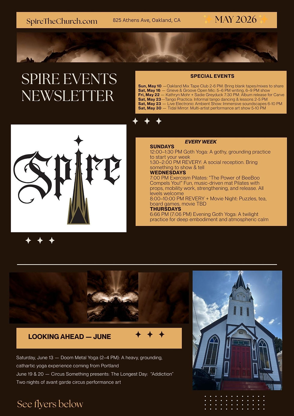 Spire May 2026 Events