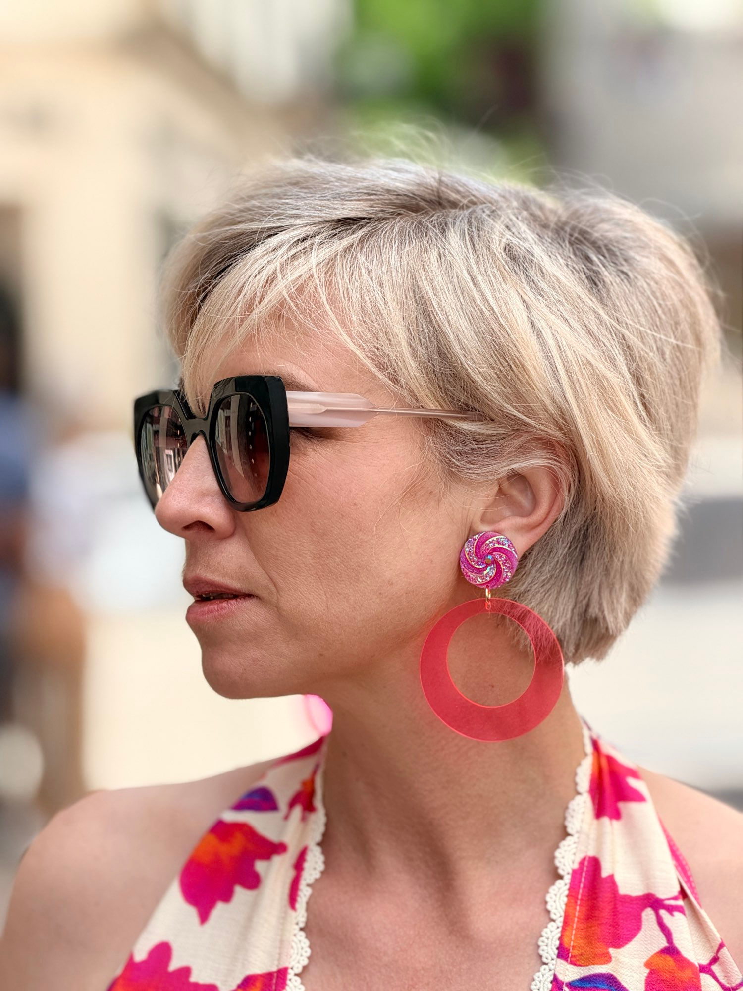 Annabelle- rose fluo - taille s