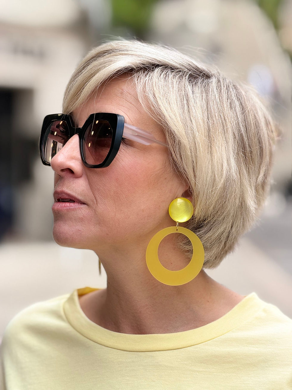 Miniature : Annabelle- jaune givré- taille s