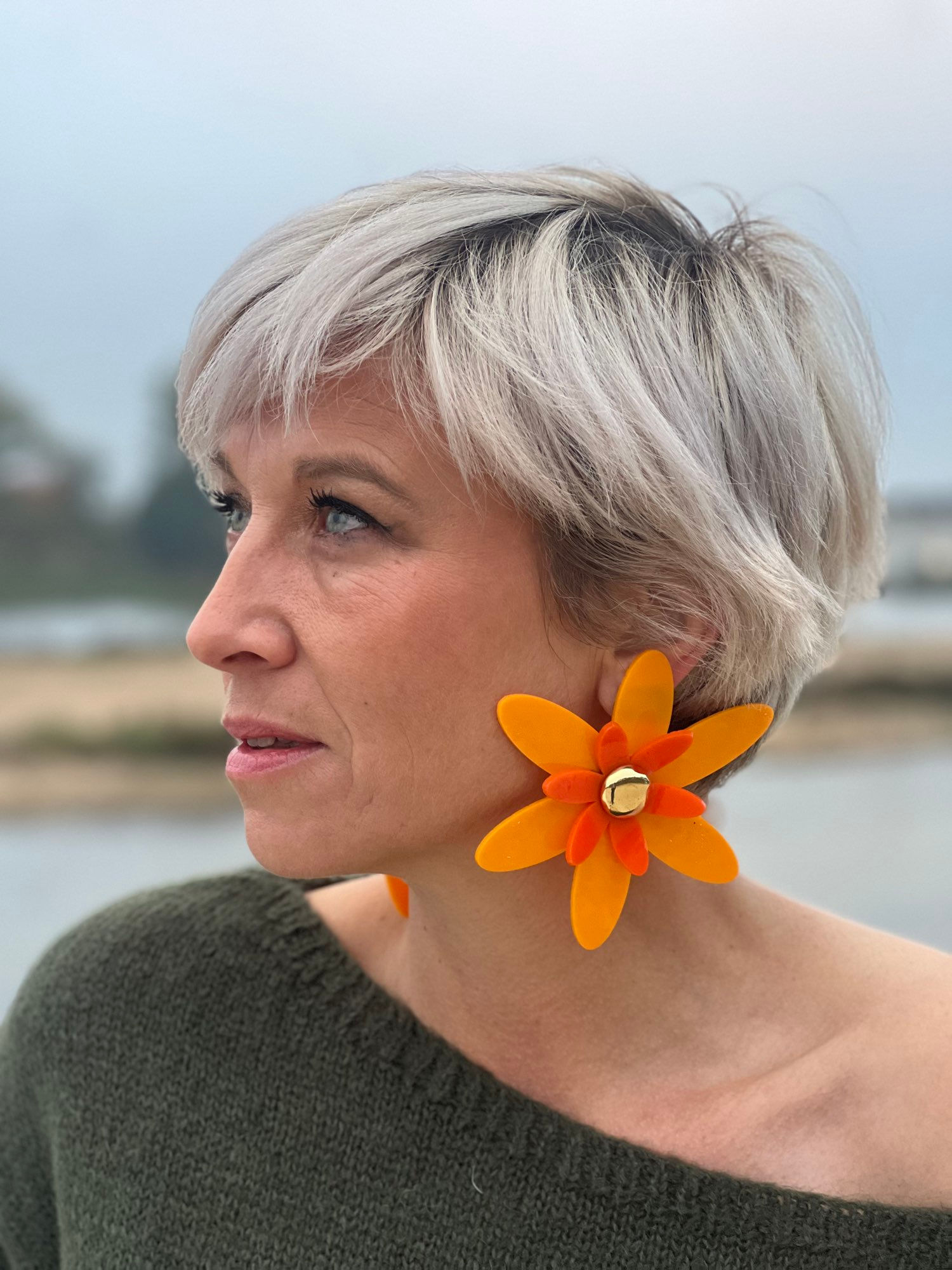 Joanne Pop - clémentine & orange  -Taille L