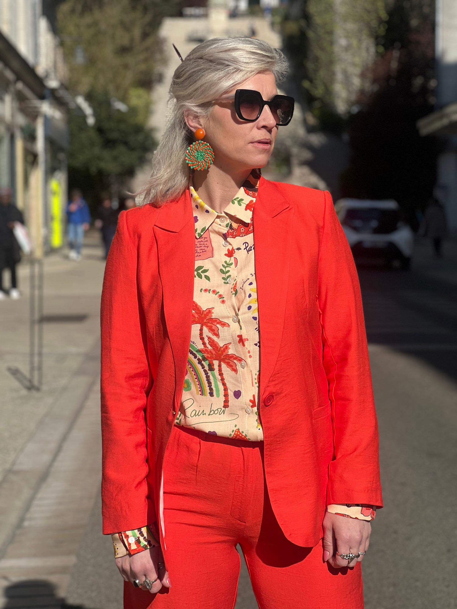 Camille, orange flamboyant