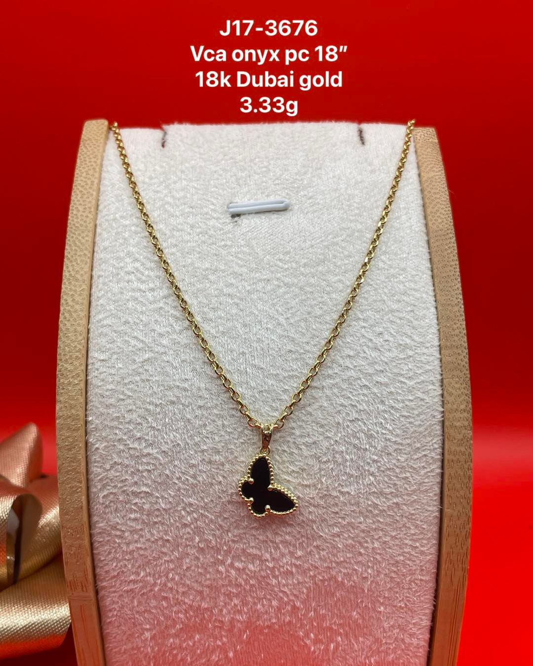 vca butterfy onyx 3.33g 18"