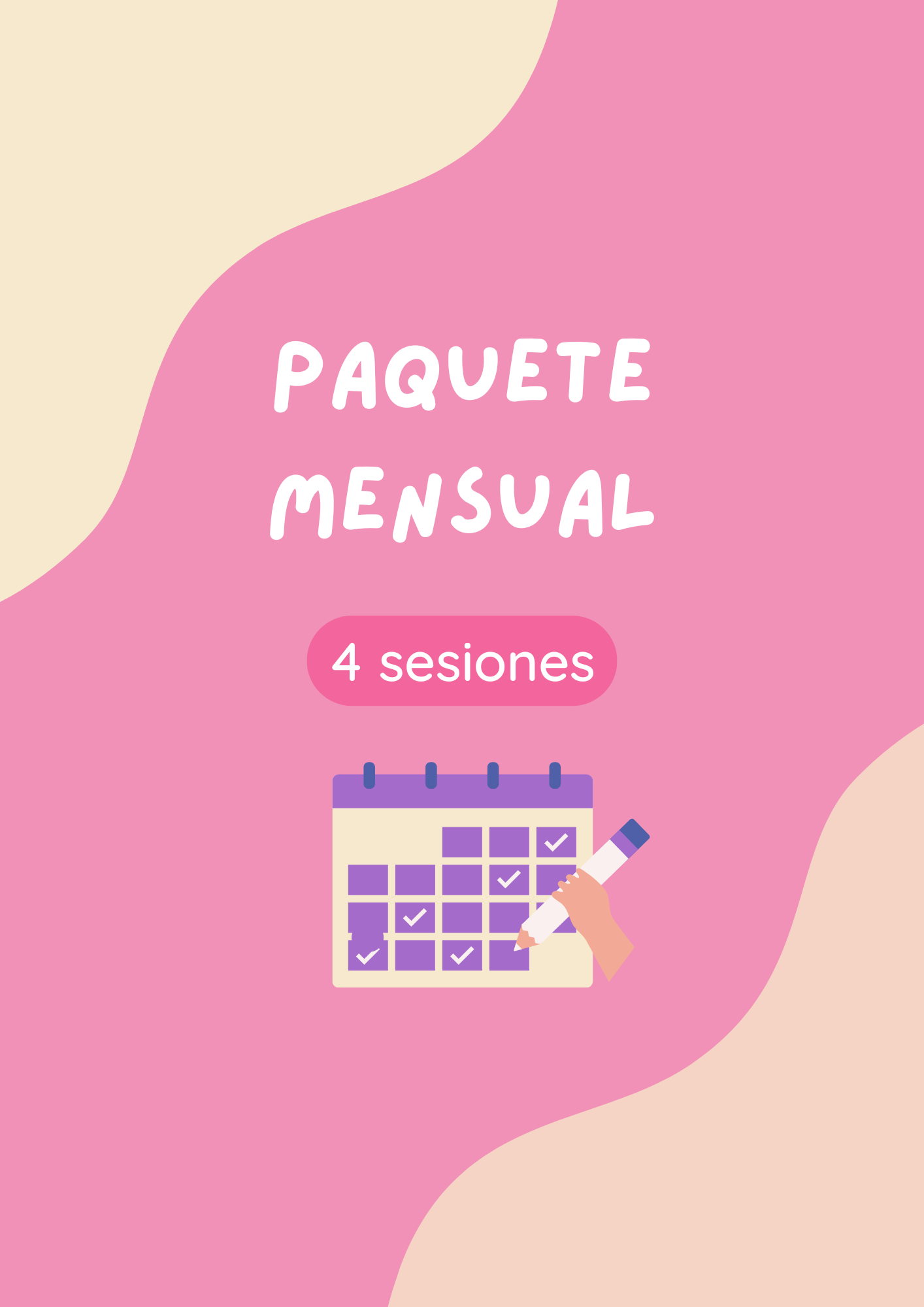 Paquete mensual: 4 sesiones de psicoterapia