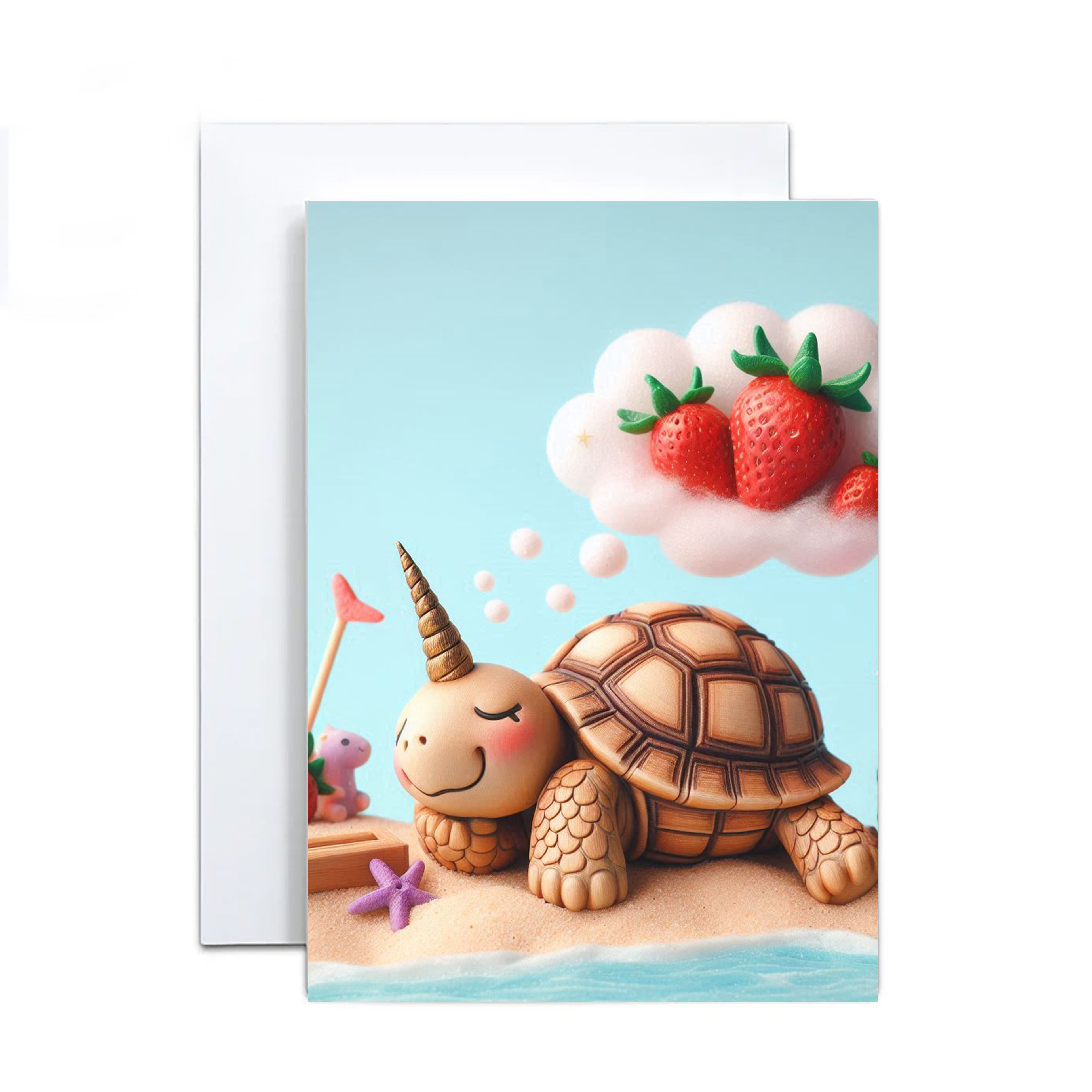 Unicorn Turtle - Strawwwberry!