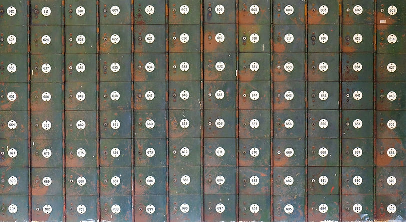 Grille de casier vintage