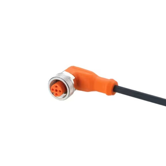IFM EVC006 M12 Angled Sensor Cable, 10 m
