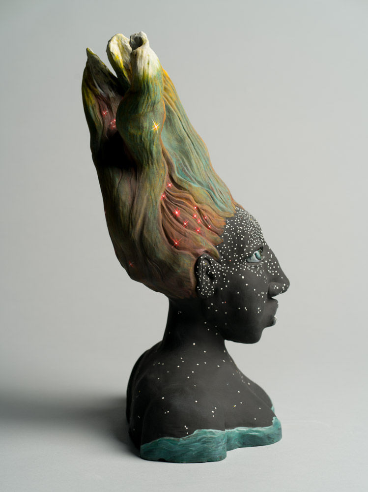Ceramic Wind At Her Work 2