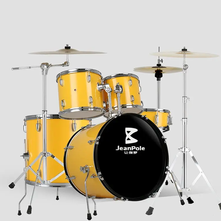 Thumbnail: Jean Pole Professional Drum Sets Good Quality Cymbals For Percussion