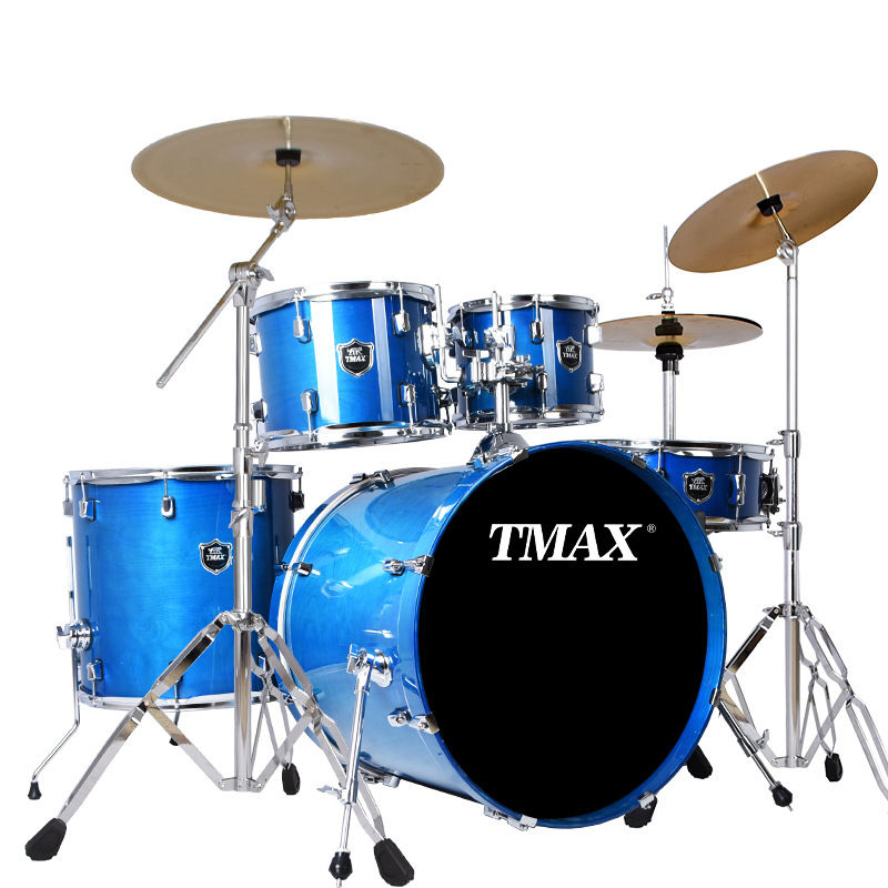 Thumbnail: High quality 5 drums 3 cymbals professional  level drum set