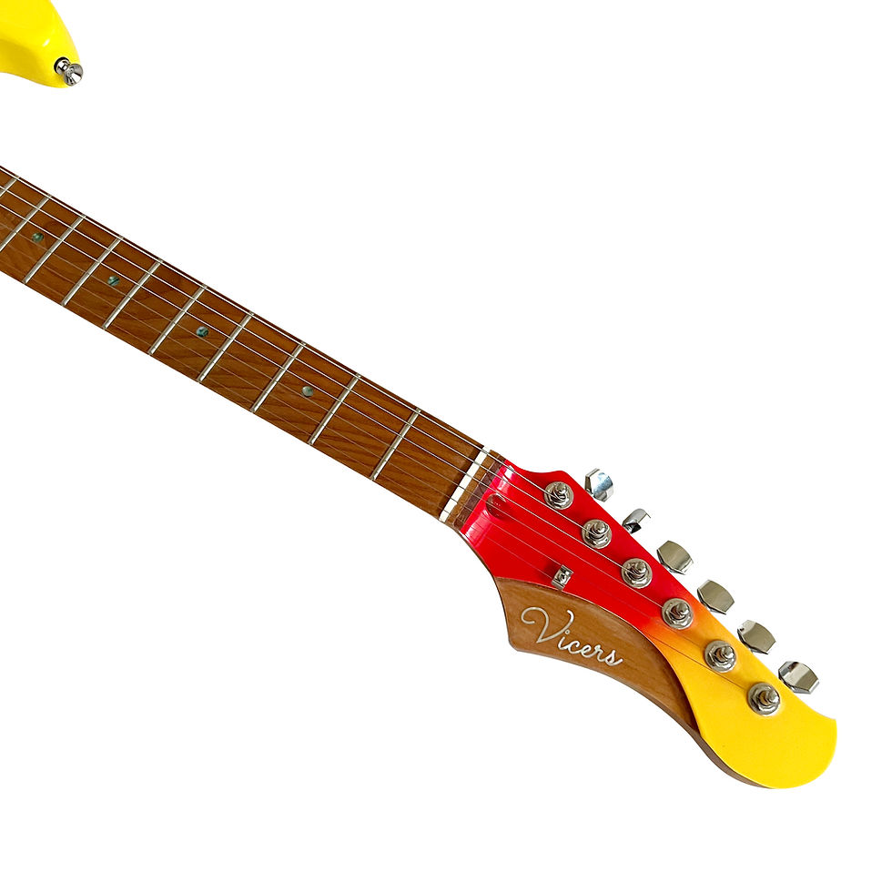 Thumbnail: High quality VICERS Electric Guitar chrome-plated hardware basswood body maple f